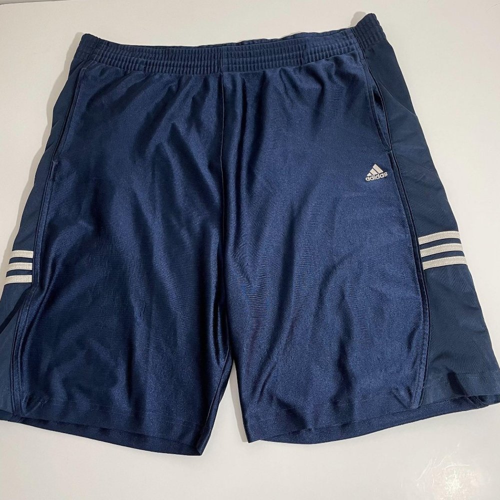 -Adidas Men's Basketball shorts Navy Size 40